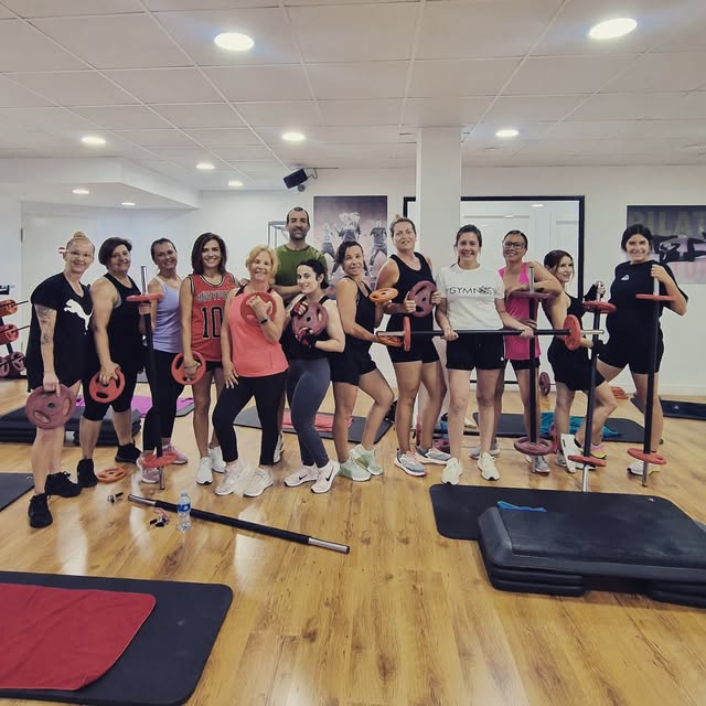 Grup de participants després d'una classe a Gymnos